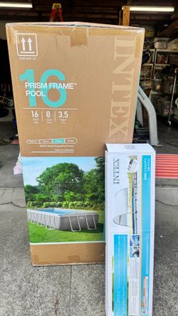 Pool - unopened / unused -Intex 16ft x 8ft x 42in deep