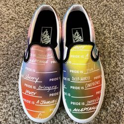Pride Vans Sz 5Y
