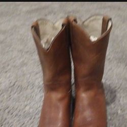 JUSTIN LEATHER BOOTS 6D