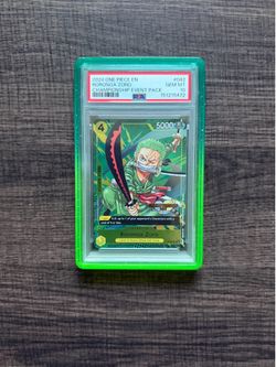 2024 ONE PIECE RORONOA ZORO #042 CHAMPIONSHIP EVENT PACK PSA 10