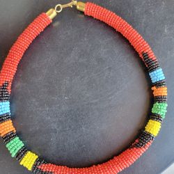bead necklace from Kenya