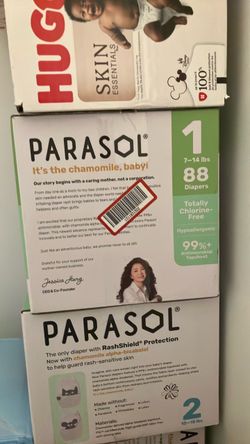 parasol diapers size 1