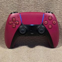 COSMIC RED WIRELESS SONY PS5 DUALSENSE REMOTE CONTROLLER PLAYSTATION PS VIDEO GAME CONTROL