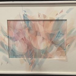 Beautiful hand painted Floral Prints - Tulips