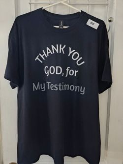 New Faith/Christian T-shirt XL
