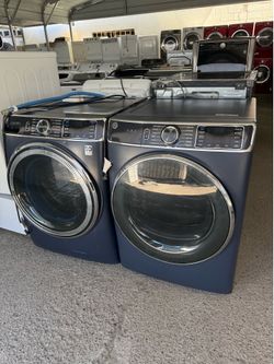 Ge front load washer and gas dryer set