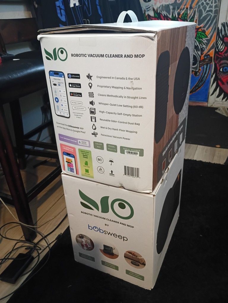 Brand New In The Box Robotic Vaccum And Mop