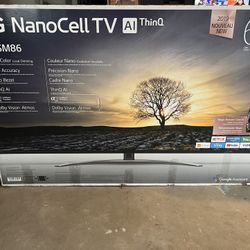 LG 65’ Nano Cell ThinQ AI Smart TV