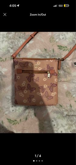 Coach butterfly print crossbody