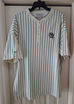 FLORIDA MARLINS VINTAGE REEBOK XL JERSEY OR MAJESTIC XXL HOODIE IN FANTASTIC CONDITION / PICK UP OR SHIPPING AVAILABLE π’