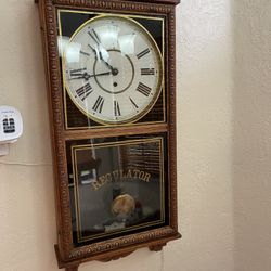 Antique Regulator Clock