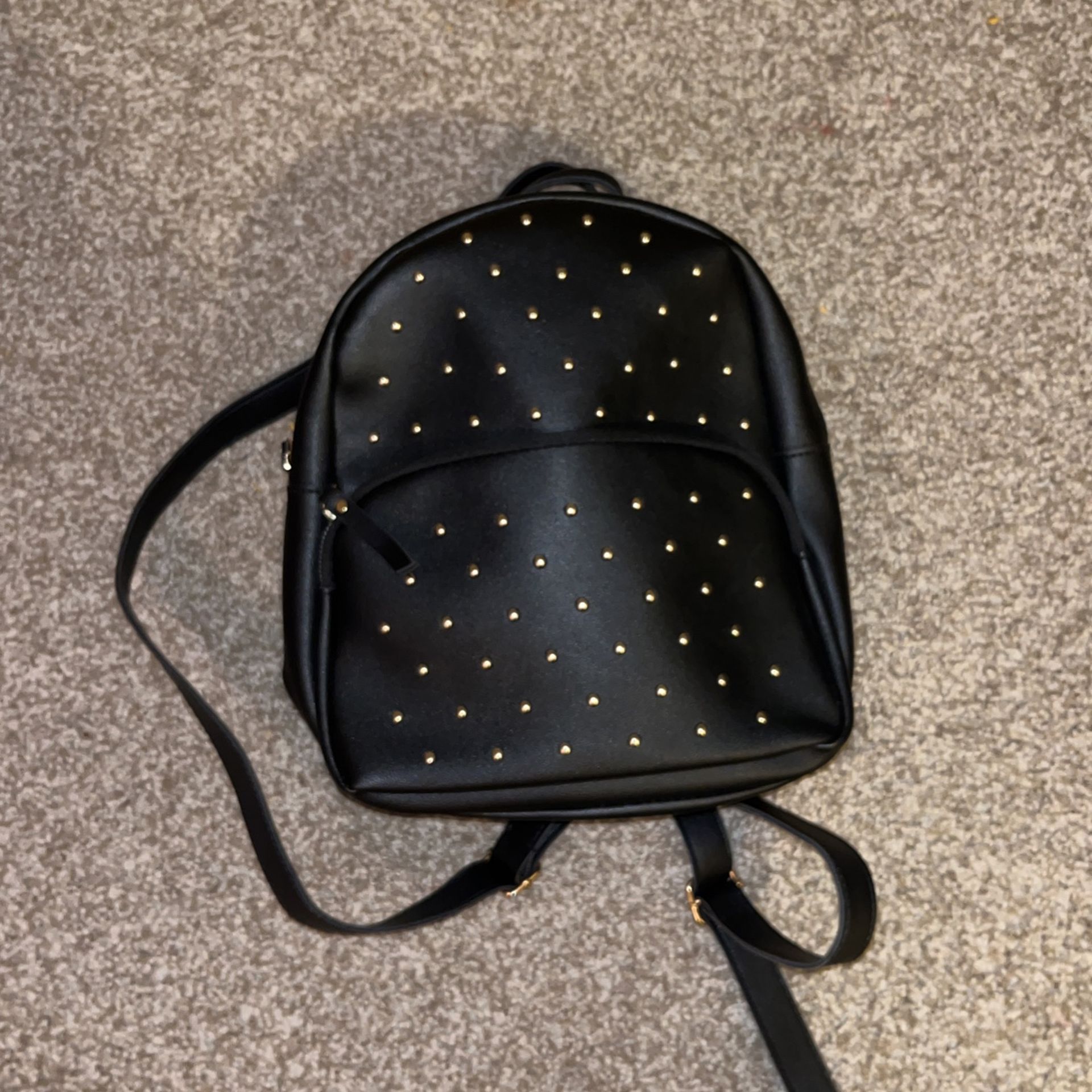 Black Backpack Purse