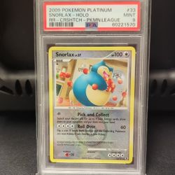 2009 Pokémon Platinum Snorlax Holo PSA 9 