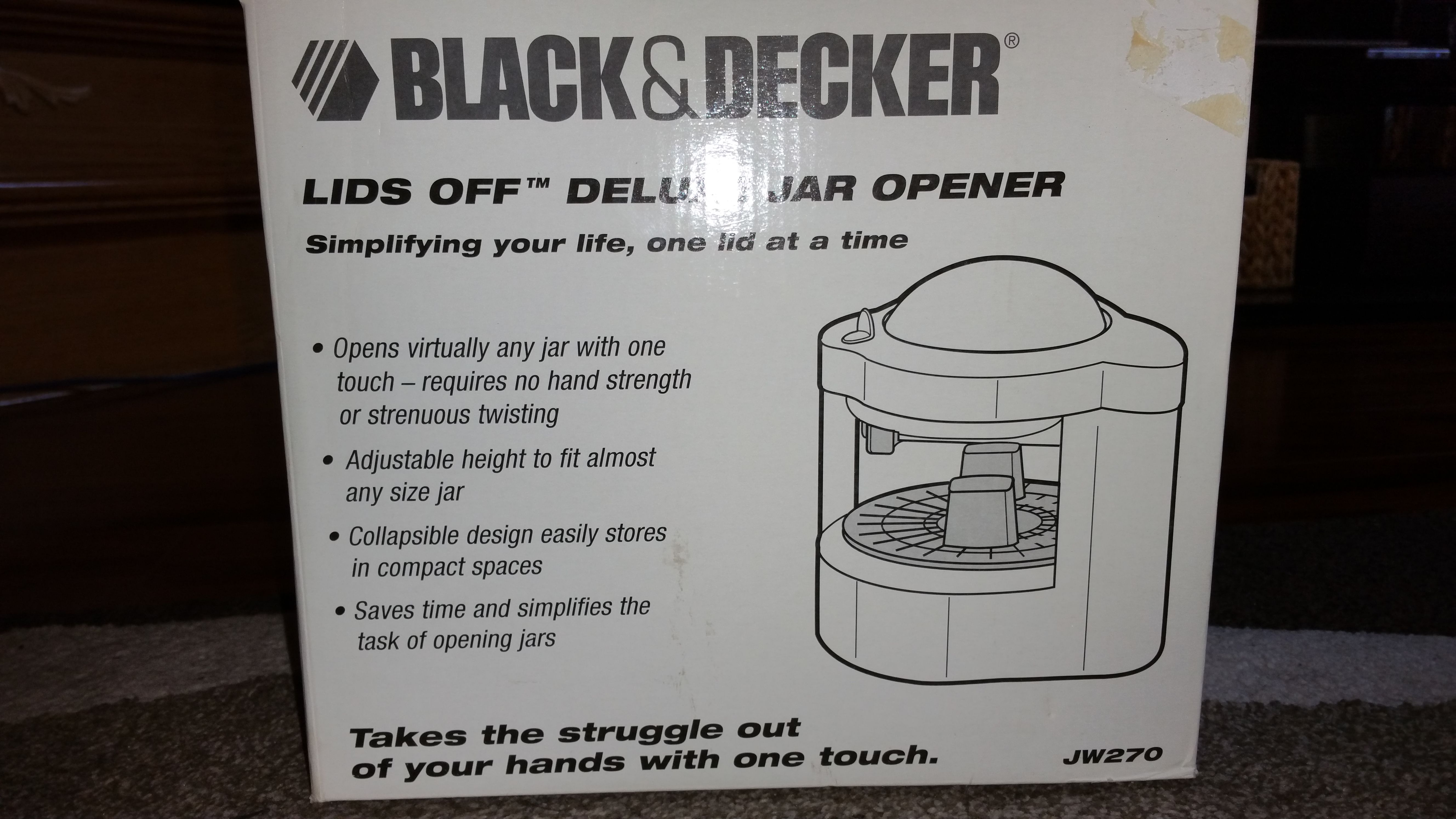 Black & Decker Lids Off Deluxe Jar Opener