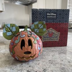 Disney Traditions Jim Shore Halloween Magic Mickey Mouse Jack O Lantern 