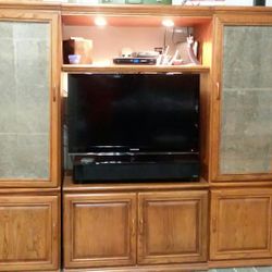 Vintage 5 pc home theater wall