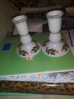 2 candle holders