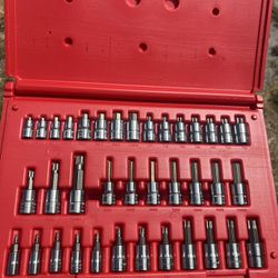 Brand New Snap-On 37pc Hex & Torx Socket Set 1/4" & 3/8" Drive - 237HEXTORXST