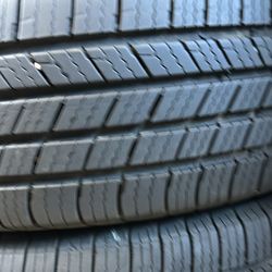 Set Of Tires (4) 205-65-15 Michelin