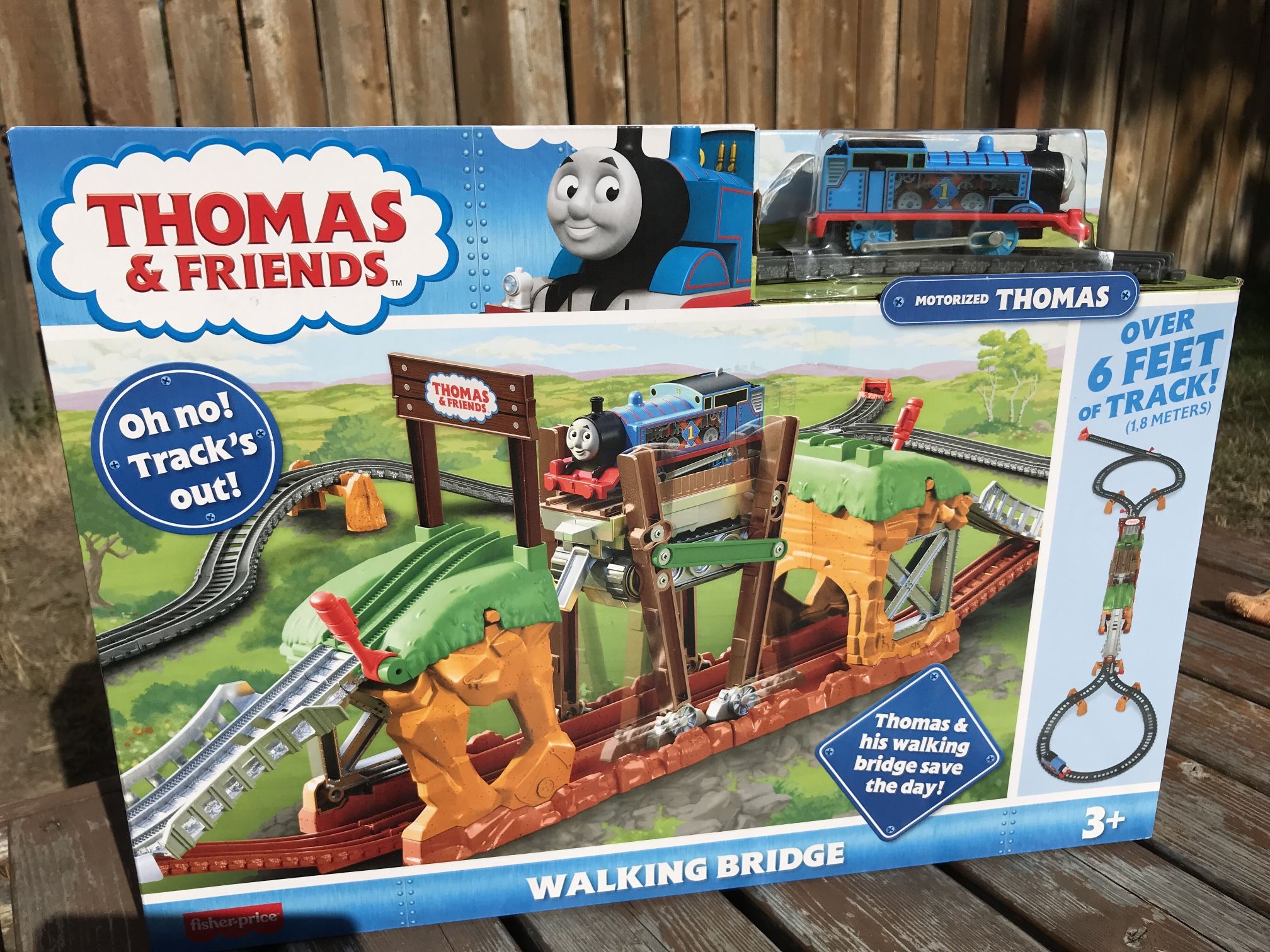 New Thomas And Friends Walking Bridge Set, 6ft Long.