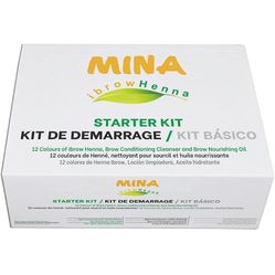 MINA ibrow Hair Color Starter Kit Pack (Starter Kit 12 Color)