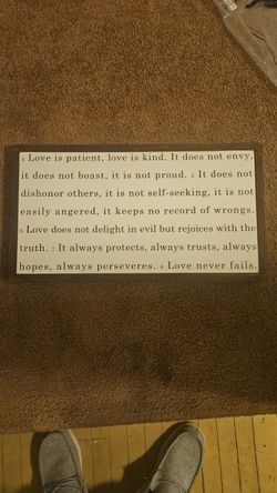 Decorative Hanging Quote