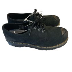 Doc Martens 1461 Black Steel Toe Suede Oxfords Men’s Size 14 Dr. Marten Bex Bump
