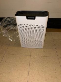 This is a MOOKA H13 True HEPA air purifier. NEVER USED (model KJ190H/KJ190L), designed for large rooms up to 2,200 square feet (approximately 204 m²).