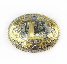 New L belt buckle All letters available