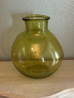 Recycled Glass Abstract Vase!