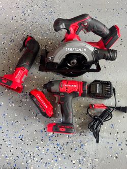 Craftsman 20 volt 3 tool combo with 2Ah battery and charger NEW