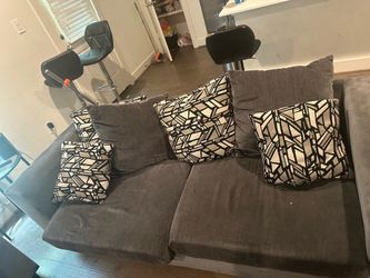 Used two piece couch set for sale. NEED GONE ASAP. PRICE NEGOTIABLE