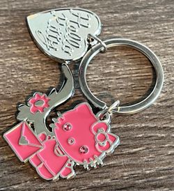 Hello Kitty Jewel Embedded Keychain
