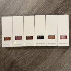 6PCS Glitter Lip Gloss Nourishing Hydrating 