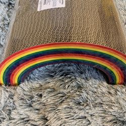 Boots And Barkley Cat Rainbow Scratcher Arches (Catnip Pouch Included)