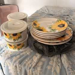 Hobby Lobby Sunflower Plates