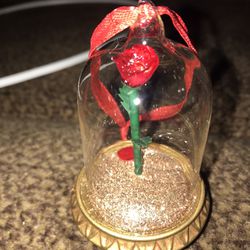 Disney Enchanted Rose Light-Up Ornament-Beauty and the Beast