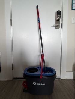 O-Cedar EasyWring RinseClean Spin Mop & Bucket Floor Cleaning System