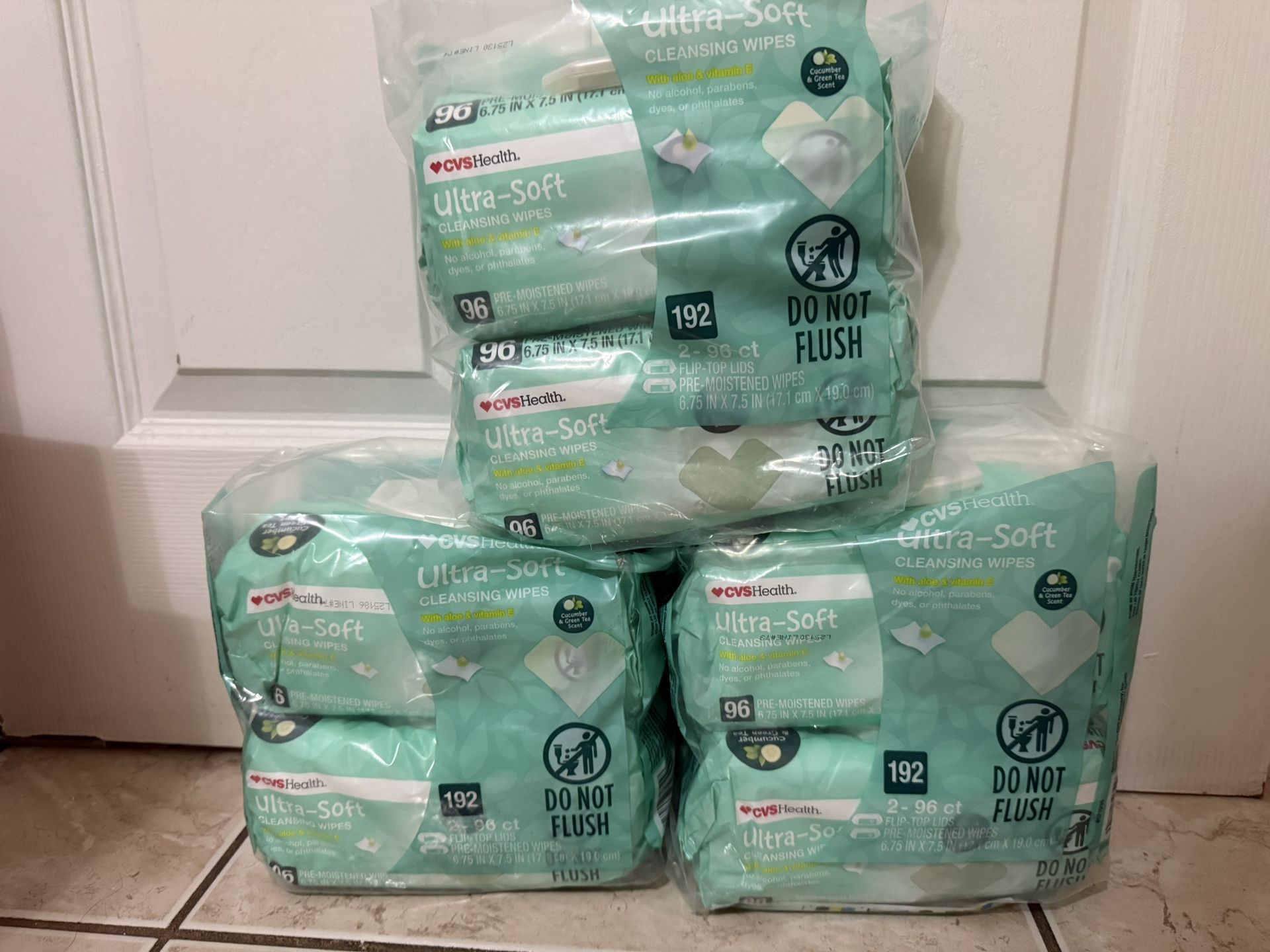 Baby wipes all 576 x $12