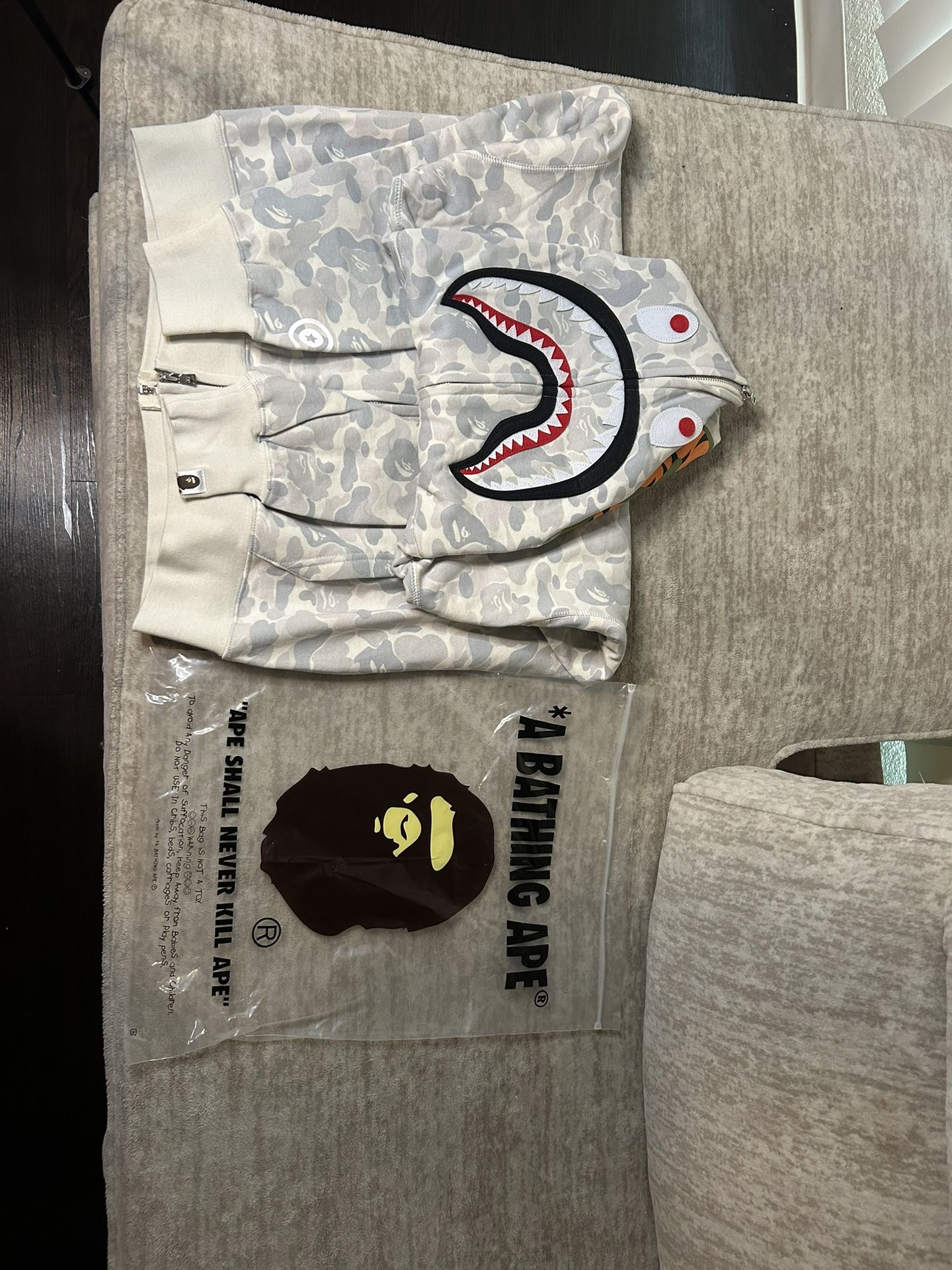 A Bathing Ape Hoodie Double Side Zip Up