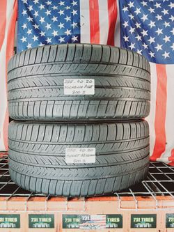 ✅ 2 Used Tires 255/40ZR20MICHELIN PILOT SPORT A/S3 ALL SEASON 255 40 20