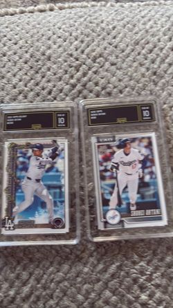 Shohei Ohtani Graded Baseball Cards Lot of 2