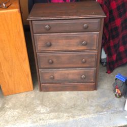 Mid century Dresser USA solid wood brown
