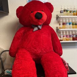 Giant Teddy Bear Red 7ft ! 