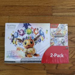 Pokemon TCG Prismatic Evolutions ETB + Booster Bundle Costco