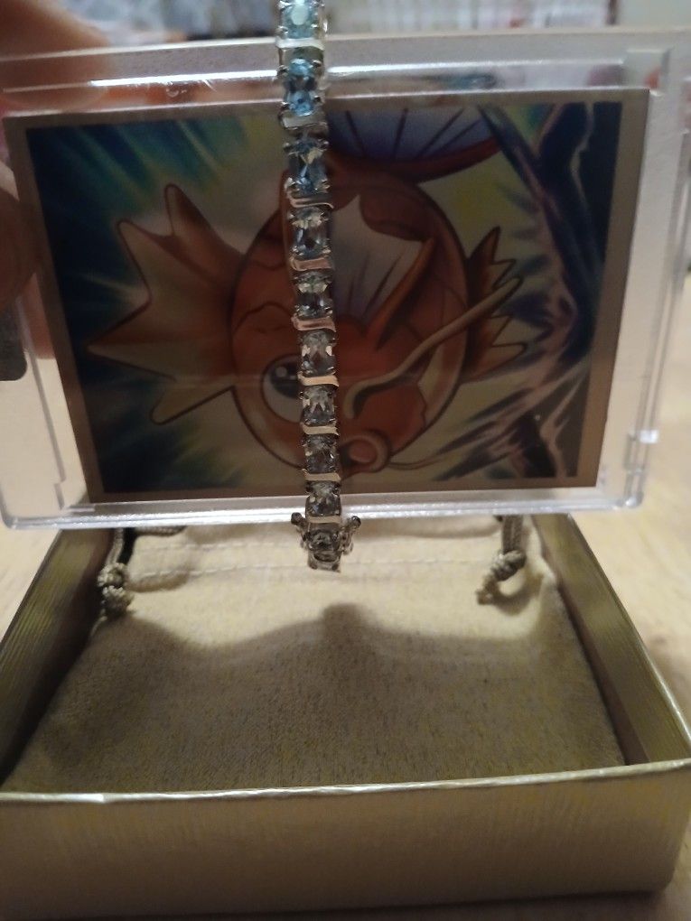 Authentic Silver Oval Tennis Bracelet