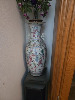 Antique porcelain vases.