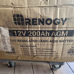 Renogy 12v 200ah Battery 