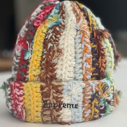 Supreme Hand Tied Beanie FW23 Multicolor Authentic