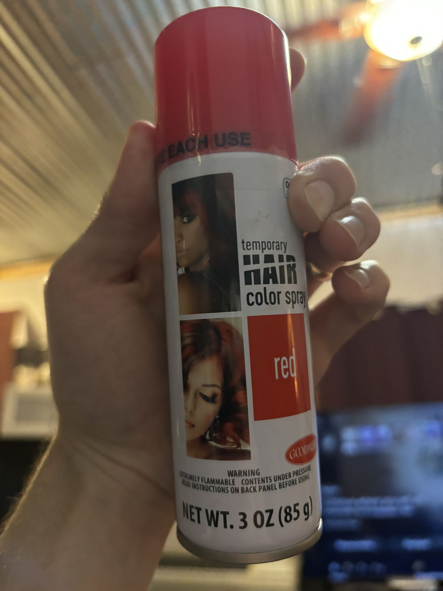 Temporary Red Hair Coloring Spray 